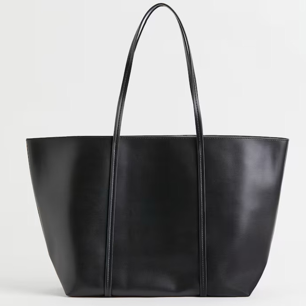 Black Tote Shopper
